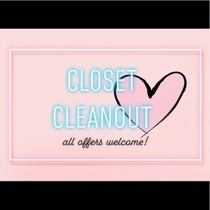 CLOSET CLEANOUT